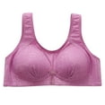 thumbnail image 5 of Uqiangy Racerback Bras for Women Women's Bras Bra for Plus Size Women Bras for Women Running Girl Sports Bras for Women Pushup Bra No Underwire Purple M, 5 of 8