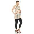 thumbnail image 2 of White Mark Women's Maternity Floral Sleeveless Tunic Top, 2 of 2