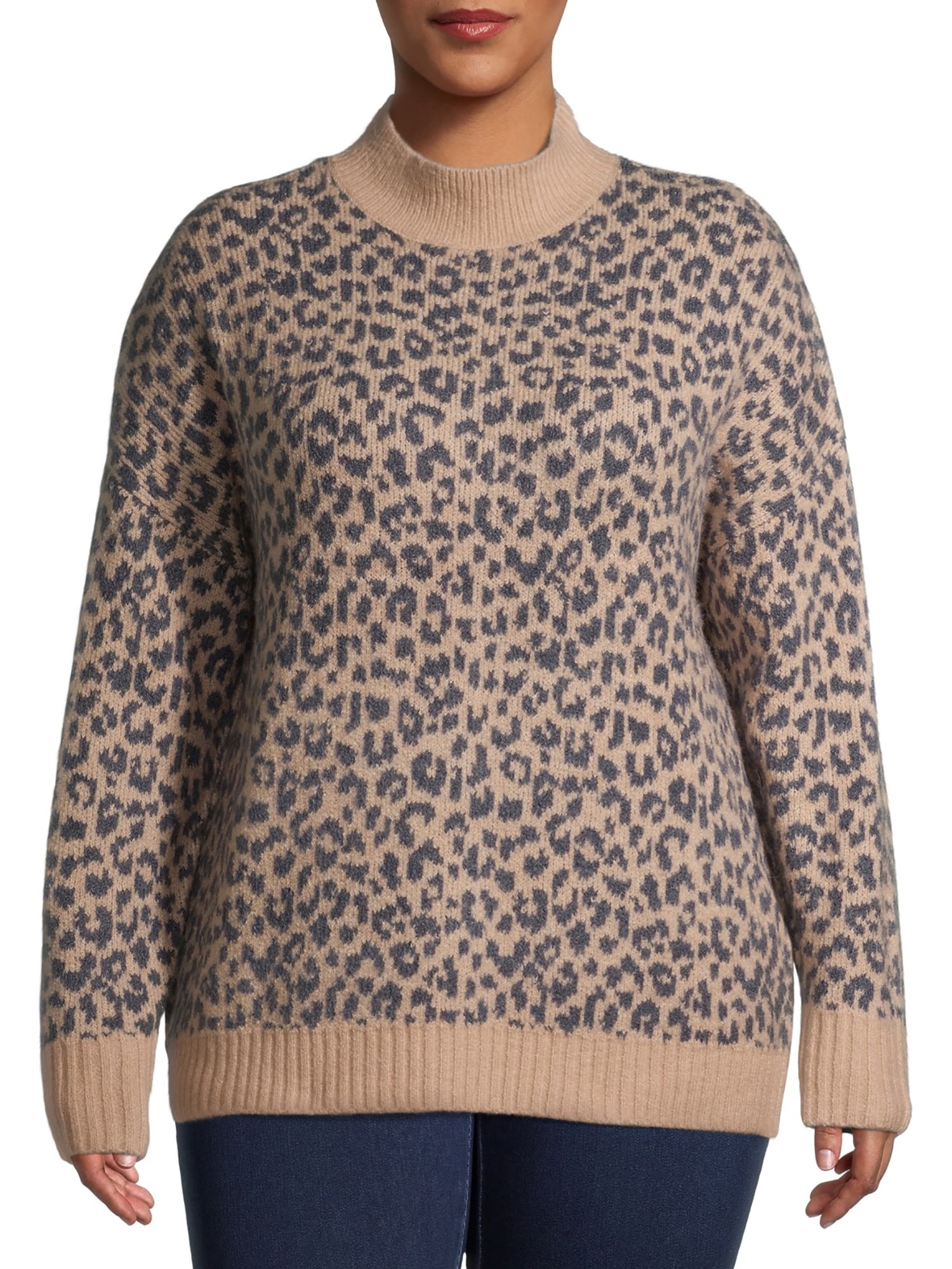 walmart plus size sweaters