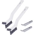 thumbnail image 1 of 2 cepillos para costuras de suelo, cepillo resistente 3 en 1 para espacios para ventanas, cepillo flexible para limpieza de costuras de pelo, cepillo de limpieza multifuncional reutilizable para grie, 1 of 5