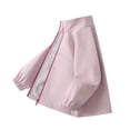 thumbnail image 2 of BrandName Kids Full Zip Stand Collar Jacket Water Repellent Windproof Fleece Lined Casual Outerwear, 2 of 4