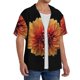 thumbnail image 2 of Fotbe Orange Dalia Camisa Estampada de Manga Corta para Hombre, Casual de Verano, Estilo Playero, Sin Arrugas-X-Large, 2 of 5