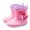 C128/Pink, variant on XIYON Toddler Rain Boots Kids Rain Boots Non- Lightweight Short Ankle Boots For Boys Girls Toddler Outdoor Play Daily Wear 8-9 Years