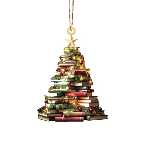 TIELUTT Hanging Christmas Tree Wall Hanging Decoration Chrismas Tree Xmas Door Hainging Paper Ornament Car Hanging Clear Beads Chandelier Ornament for Car Delive by Easter Eggs