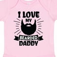 thumbnail image 4 of Inktastic I Love My Bearded Daddy with Beard Silhouette Boys or Girls Baby Bodysuit, 4 of 5
