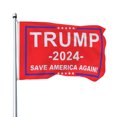 thumbnail image 4 of Banderas del Presidente Trump FLhrweasw 3x5 Pies para Interior y Exterior, 4 of 9