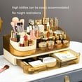 thumbnail image 3 of Organizador de maquillaje Tidyladyo para encimera con doble cajón y 360°, 3 of 8