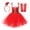 C239/Red, variant on Afdoent Girls Dresses Toddler Christmas Clothes Tutu Mesh Dress With Gloves Headwear 3Pcs Sets Performance 6-7 Years