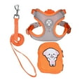 thumbnail image 4 of Arnés para perros Zulema Chaleco de malla suave Naranja Medio, 4 of 8