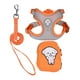 thumbnail image 4 of Conjunto de Arnés Y Correa Arnés Acolchado de Primavera Y Verano Suministros de Cuello de Chaleco Suave Transpirable para Controlar Fácilmen Naranja Grande Yinane Arnés de chaleco para cachorros, 4 of 8