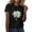 Black#18, variant on Axiiglly T Shirts for Women Sunflower Print T Shirts Graphic Short Sleeve Cotton Tees Casual Crewneck Going Out Tops