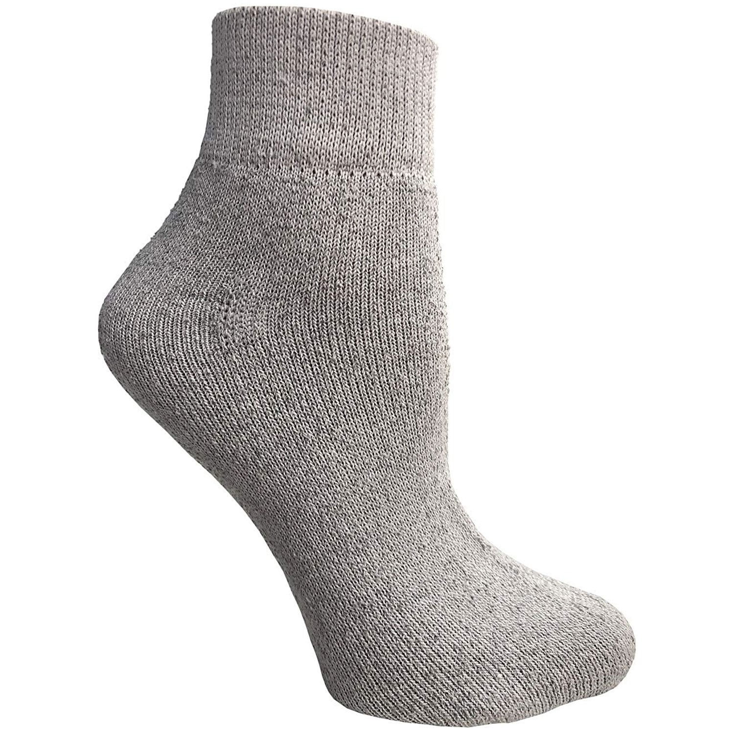 Grey Marble Ankle Socks from Living Royal White Grey #2512 
