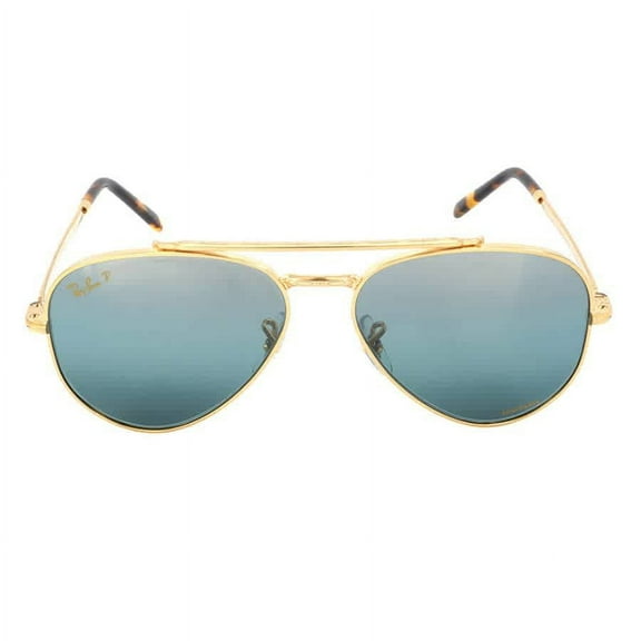 Ray Ban New Aviator Polarized Clear Gradient Dark Blue Unisex Sunglasses RB3625 9196G6 55