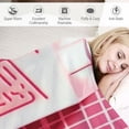 thumbnail image 3 of WERPE  Pastel Pink & White 90s Vaporwave Japanese Strawberry Milk Shake Kawaii Throw Blanket White, 3 of 6