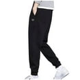 thumbnail image 6 of YLSDY Mens Sweatpants with Pockets Elastic Bottom Athletic Pants Training Track Pants Joggers for Men Soccer Running Workout Black XL, 6 of 9
