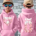 thumbnail image 2 of LIIPEE Boys Girls Hoodies Fall Winter Casual Fashion Long Sleeve Ice Cream Printed Pullover Hooded Sweatshirt With Pocket Infant Versatile Everyday Wear Casual Outings Hoodie,Pink,2-3 Years, 2 of 3
