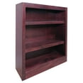 thumbnail image 3 of Concepts in Wood  Single Wide Bookcase, 3 Shelves Oak Oak Finish, 3 of 5