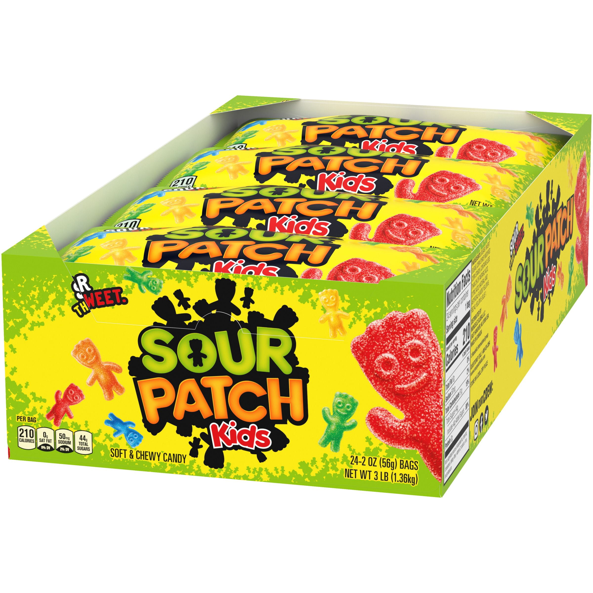 Sour Patch Kids Assorted Gummy Candy 2 oz 12/Pack (304-00006)