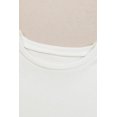 thumbnail image 4 of ABPHQTO Top de mujer blanco liso con cuello redondo y manga larga, 4 of 5