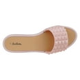 thumbnail image 6 of Chatties Casual Studded Flat Slide Sandals, Blush (Women's), 6 of 7