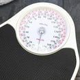 thumbnail image 3 of Doctor Style Mechanical Bathroom Scales – Retro White + Black Accurate Weighing, 3 of 5