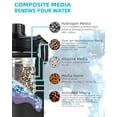 30oz Stainless Steel Portable Alkaline Filter Water Bottle Creates Up ...