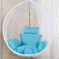 thumbnail image 1 of Cojín de asiento para columpio, cojín colgante para silla de ratán, hamaca para patio al aire libre, cojín para porche, silla colgante, cojín de cintura Fivean unisex, 1 of 2