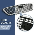 thumbnail image 4 of Front Bumper Upper Grille W/O Camera Chrome Grill Fit For 2021-2023 Cadillac XT4, 4 of 10