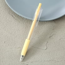 10PCS Black Ballpoint Pen,0.5mm Black Ink Fine Pointed Pen,With Soft Grip Ball Point Pen,Quick Dry Retractable Slient Gel Pens Gift Pens for Women Journaling Writing Office Supplies