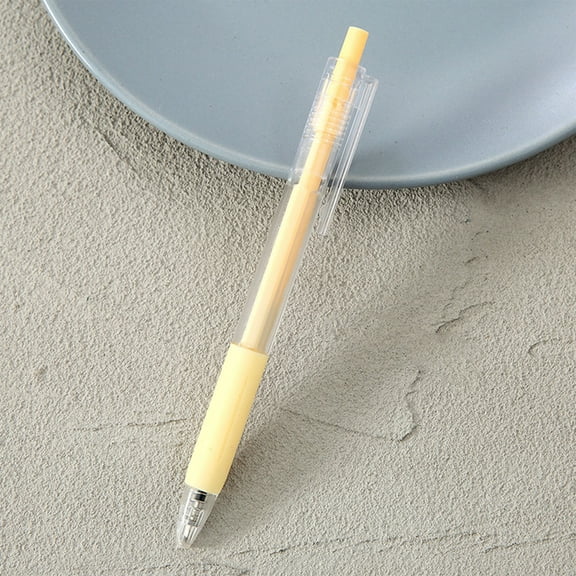 10PCS Black Ballpoint Pen,0.5mm Black Ink Fine Pointed Pen,With Soft Grip Ball Point Pen,Quick Dry Retractable Slient Gel Pens Gift Pens for Women Journaling Writing Office Supplies