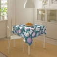 thumbnail image 4 of Wukai Cute Rabbit Easter Waterproof Tablecloth for Kitchen Dining, Fits Square Tables for 2-4 Seats -54"x54", 4 of 7