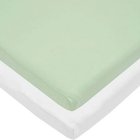 - Your Choice TL Care 100 Percent Cotton Jersey Knit Cradle Sheet, 2 Pack Value Bundle