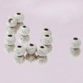 thumbnail image 1 of 10 unids / lote 925 sueltas de la en tono plateado para DIY, collar, fabricación de joyas, artesanía Soledad Los granos flojos, 1 of 9