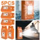 thumbnail image 1 of JShteea Lámpara LED Ahorro Impermeable Portátil para Coche Exterior Playa Naranja 5 Uds., 1 of 7