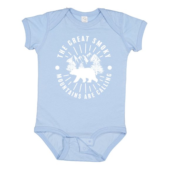 Inktastic The Great Smoky Mountains Are Calling Boys or Girls Baby Bodysuit