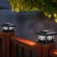 thumbnail image 5 of Luces solares para exteriores, luces solares para postes, luces para cercas, luces para postes, decoración de patios y jardines, iluminación blanca y negra, luces solares para postes, luces para cerca, 5 of 7