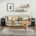 thumbnail image 7 of Sandinrayli End Table with Charging Station Narrow Nightstand Bedside Table with Storage Shelves for Living Room Bedroom, 7 of 7