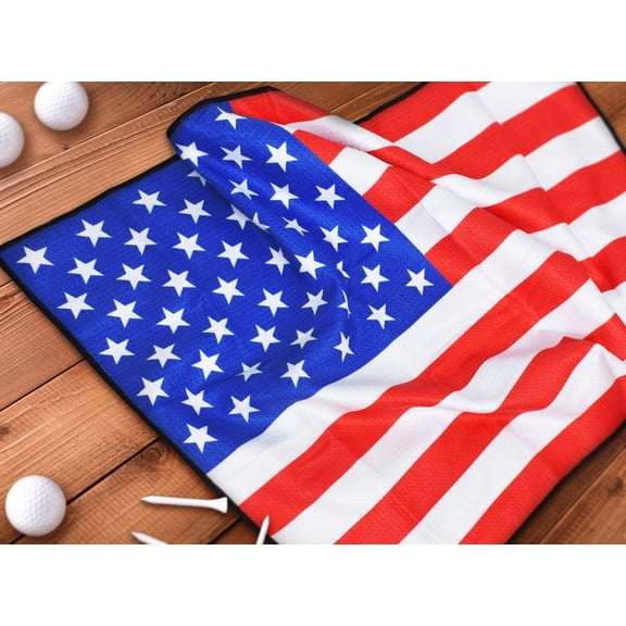 Hot-Z Golf USA Microfiber Towel Red/White/Blue Hand Towel