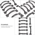thumbnail image 2 of unbranded 8Pack Arch Black Drawer Handle Pulling for Homeowners and Simple Furniture Needs, 2 of 8