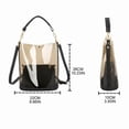 thumbnail image 5 of Trendy Semi-clear PVC Handbag Jelly Bag Shoulder Bag 2in1 Bag for Work Business, 5 of 20
