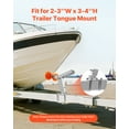 thumbnail image 3 of VEVOR Support de Treuil de Remorque de Bateau avec Rouleau Hauteur Réglable, 3 of 9