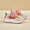 Rose Red, variant on Korean Style New Dad Shoes for Women 2026 Summer | Casual Mesh Breathable Low-Top Running Sports Shoes, Pure Head, Fabric Upper And Sole, Women'S Shoes, Sneakers, Women Shoes