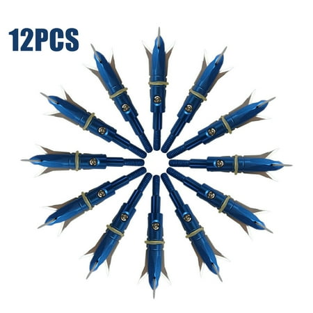 Arrowhead Tip Point With Case Archery 3 Blades Broadhead Arrow Compound Traditional Bow and Hunting Shooting Outdoor Accessories