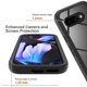thumbnail image 5 of For Google Pixel 9a Case Anti Drop 2 in 1 PC + TPU Phone Cover - Black, 5 of 5