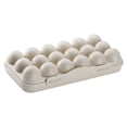thumbnail image 1 of Storage Containers Storage Solution for Eggs – Reusable Egg Carton with Lid 18-Grid Stackable Tray for Kitchen Restaurant Camping, 1 of 4