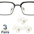 thumbnail image 3 of Eyeglass Nose Pad Anti-Slip Glasses Nose Grips for Plastic Frames Gold, 3 of 7