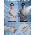 thumbnail image 7 of 3 Pack UPF 50+ Sun Protection Mens Hoodie Long Sleeve SPF Fishing Shirt Swim Rash Guard Athletic Workout Tops, 7 of 7
