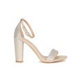 thumbnail image 2 of Women Open Toe Single Sole Ankle Strap Chunky Heel Sandal 18435, 2 of 6