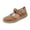 Coffee -AH08, variant on Women's Mary Jane Casual Shoes Soft Upper Hook and Loop Round Toe Platform Non Slip Comfortable Walking Sneakers Lightweight Supportive Work Loafers for Office Nursing Daily Wear Beige 9 Wide