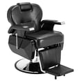thumbnail image 1 of Sillón de barbería Nanofort robusto ajustable hasta 129 cm Negro, 1 of 10